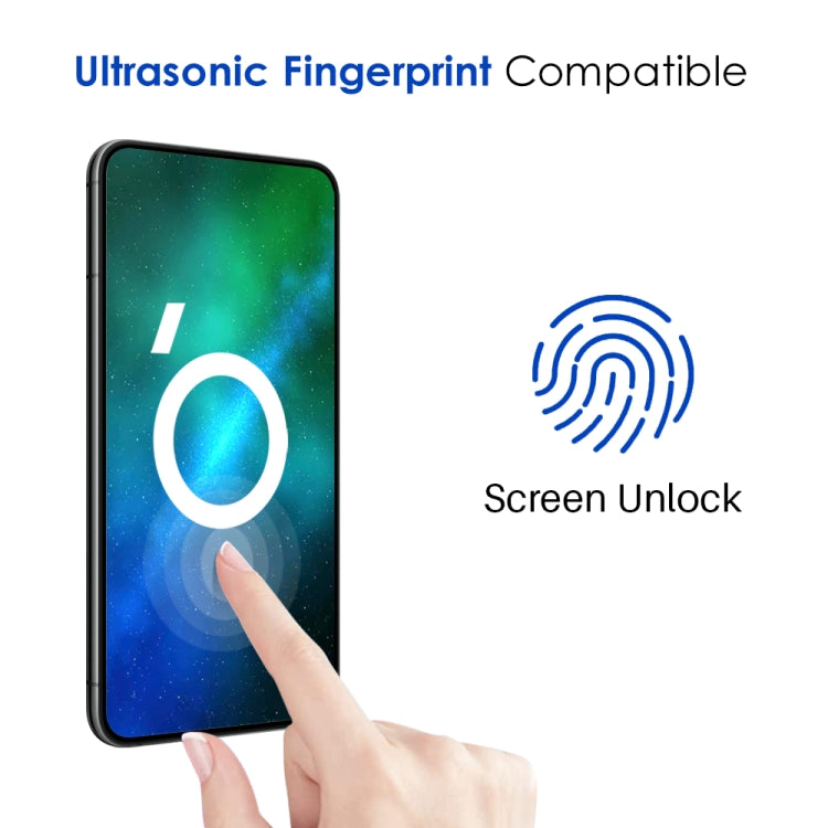 For Samsung Galaxy S22 5G NORTHJO A++ Screen Full Glue Silk Printing Tempered Glass Film, Support Fingerprint Unlock - Galaxy S22 5G Tempered Glass by NORTHJO | Online Shopping UK | buy2fix