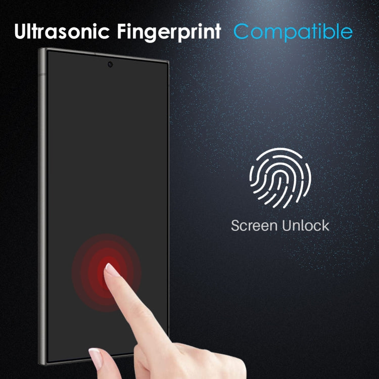 For Samsung Galaxy S25 Ultra 5G NORTHJO A++ Privacy Screen Protector High Aluminium-Silicon Glass Film, Support Fingerprint Unlock - Galaxy S25 Ultra 5G Tempered Glass by NORTHJO | Online Shopping UK | buy2fix
