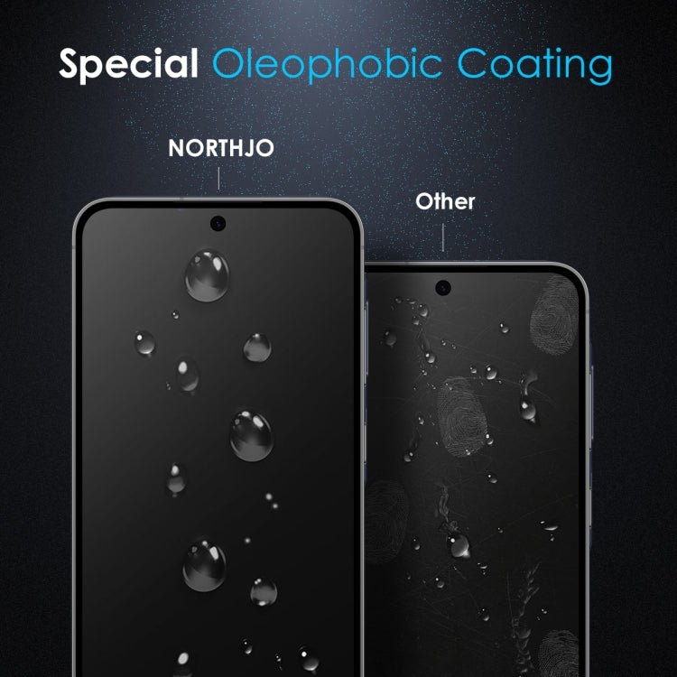 For Samsung Galaxy S24+ 5G NORTHJO A++ Privacy Screen Protector High Aluminium-Silicon Glass Film, Support Fingerprint Unlock - Galaxy S24+ 5G Tempered Glass by NORTHJO | Online Shopping UK | buy2fix