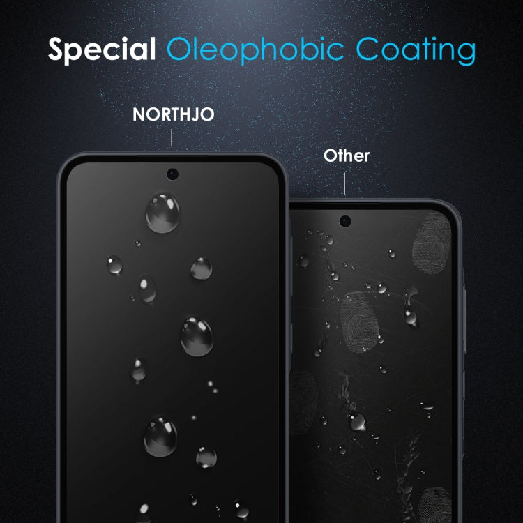 For Samsung Galaxy S23 FE 5G NORTHJO A++ Privacy Screen Protector High Aluminium-Silicon Glass Film - Galaxy S23 FE 5G Tempered Glass by NORTHJO | Online Shopping UK | buy2fix