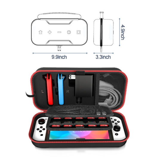 OIVO IV-SW188 Portable EVA Storage Bag for Nintendo Switch Series(Red) - Bags by OIVO | Online Shopping UK | buy2fix