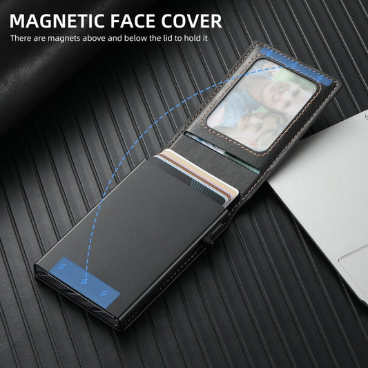 For Google Pixel 9 Pro Suteni H19 Oil Wax 2-in-1 MagSafe Removable Card Box Back Phone Case(Black) - Google Cases by Suteni | Online Shopping UK | buy2fix