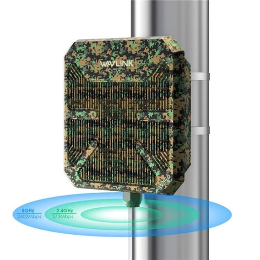 WAVLINK WN573HP3 Built-In 12dBi Directional Antenna Outdoor AX3000 Dual Band Repeater, Plug:AU Plug - Wireless Routers by WAVLINK | Online Shopping UK | buy2fix