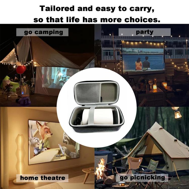 For HY300 / HY300 Pro / HY320 Portable Projector Storage Bag EVA Hard Shell Protective Case - Accessories & Parts by buy2fix | Online Shopping UK | buy2fix