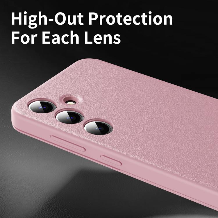 For Samsung Galaxy S22 5G Smart View Window Leather Phone Case with Card Slot(Pink) - Galaxy S22 5G Cases by buy2fix | Online Shopping UK | buy2fix