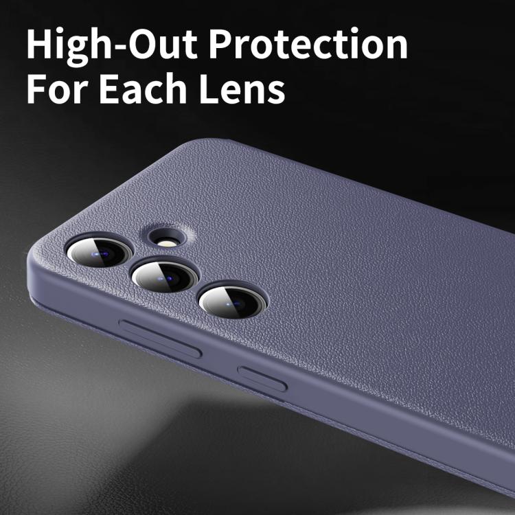 For Samsung Galaxy S22 5G Smart View Window Leather Phone Case with Card Slot(Purple) - Galaxy S22 5G Cases by buy2fix | Online Shopping UK | buy2fix