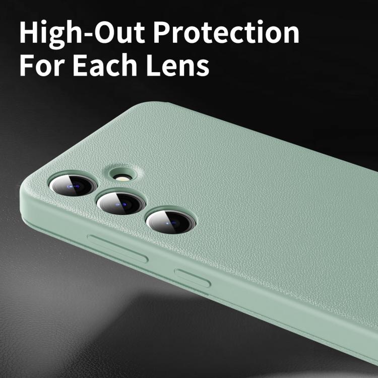 For Samsung Galaxy S24 5G Smart View Window Leather Phone Case with Card Slot(Green) - Galaxy S24 5G Cases by buy2fix | Online Shopping UK | buy2fix
