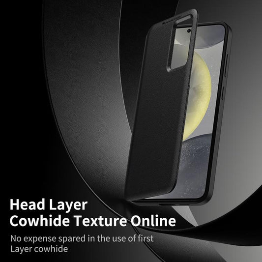 For Samsung Galaxy S24+ 5G Smart View Window Leather Phone Case with Card Slot(Black) - Galaxy S24+ 5G Cases by buy2fix | Online Shopping UK | buy2fix