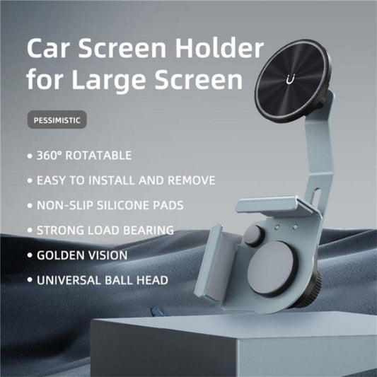 SU7Y Large Display Vehicle Mount Navigation Stand For Tesla Car Screen Magnetic Phone Holder by buy2fix