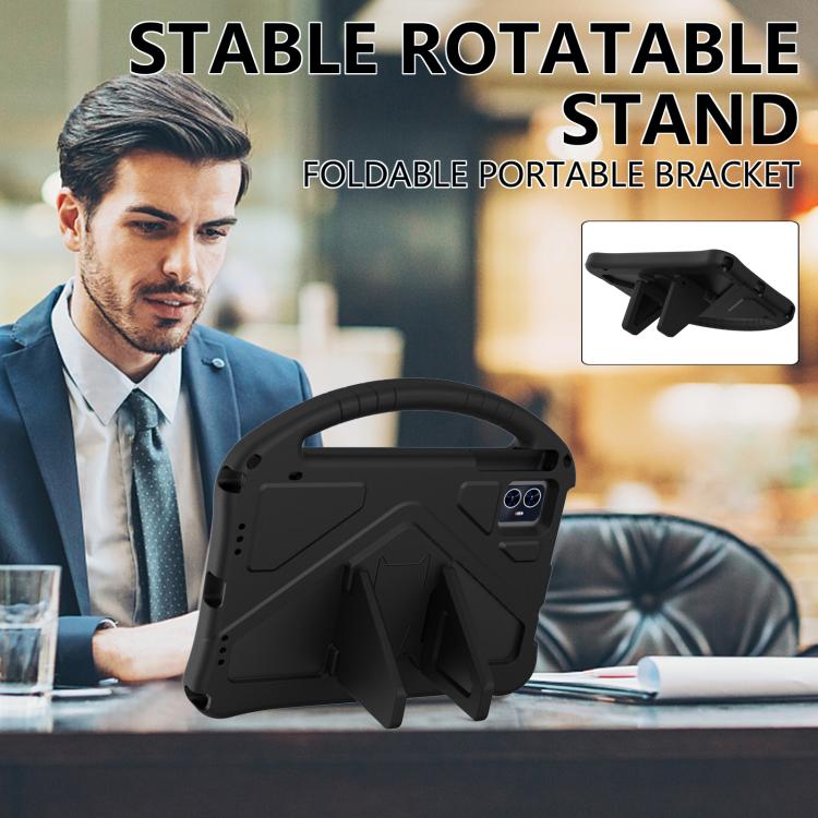 For onn. 10.1 Tablet Gen 4 2024 EVA Shockproof Tablet Case with Holder(Black) - Others by buy2fix | Online Shopping UK | buy2fix