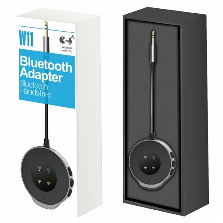 W11 Wireless Music Streaming Audio Adapter 2-in-1 Car Bluetooth 5.3 Transmitter Receiver - Bluetooth Adapters by buy2fix | Online Shopping UK | buy2fix