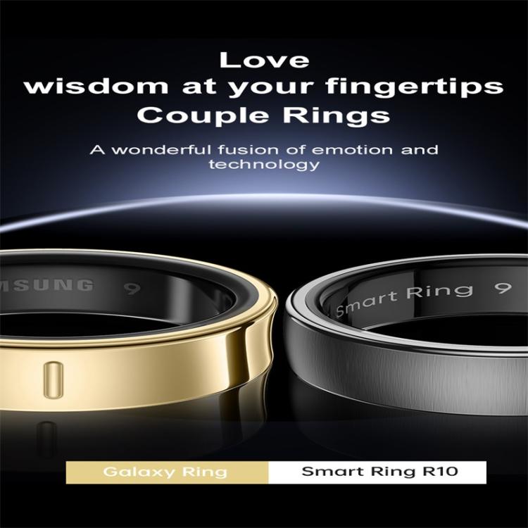 R10 SIZE 14 Smart Ring, Support Heart Rate / Blood Oxygen / Sleep / Multiple Sports Modes(Rose Gold) - Smart Rings / Smart Telephones by buy2fix | Online Shopping UK | buy2fix