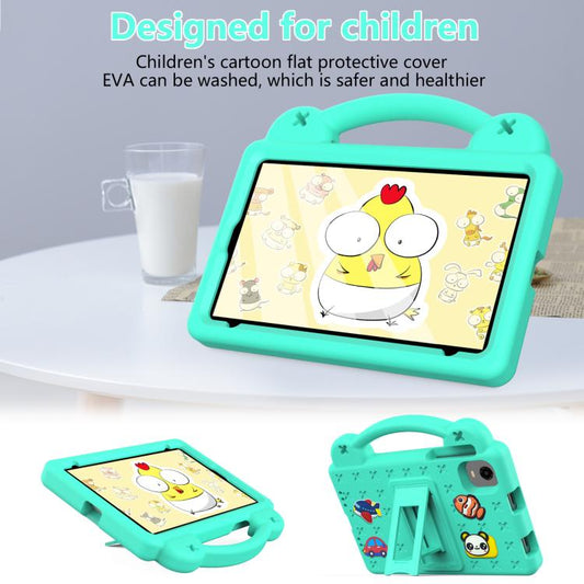 For Alldocube iPlay 50 Mini Pro 2023 8.4 Handle Kickstand Children EVA Shockproof Tablet Case(Mint Green) - CUBE by buy2fix | Online Shopping UK | buy2fix