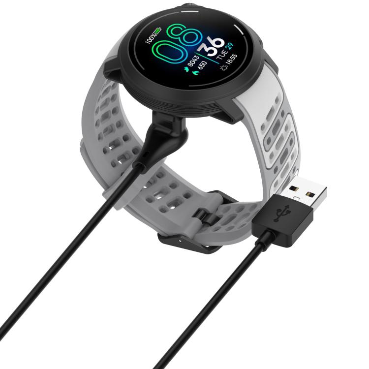 For COROS PACE Pro USB Interface Smart Watch Charging Cable, Length: 1m(Black) - Charger by buy2fix | Online Shopping UK | buy2fix