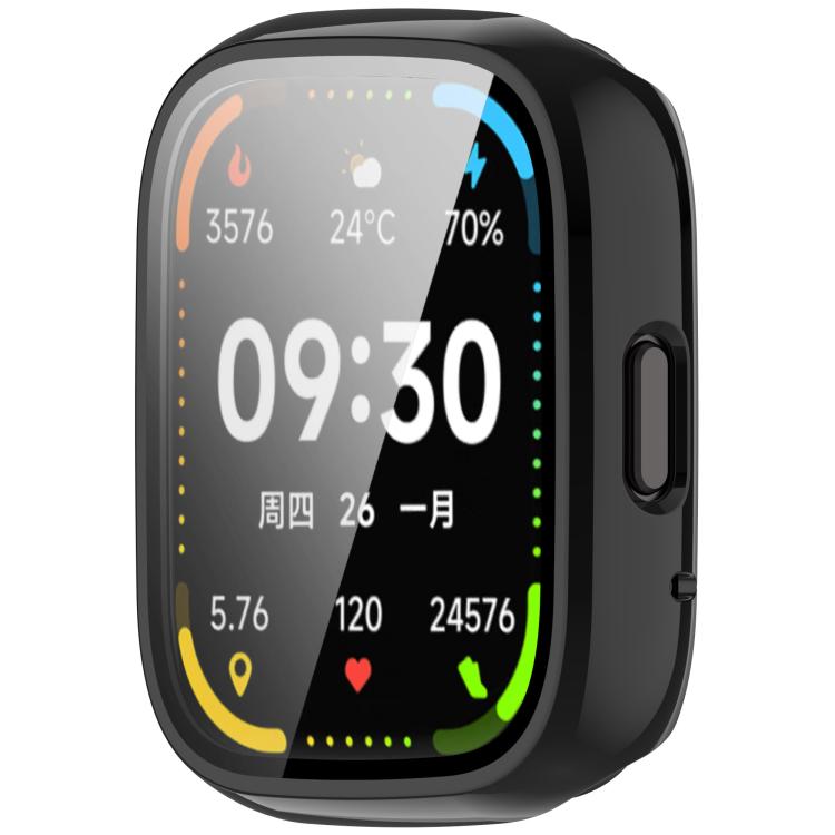 For Lexin Watch 3 Tempered Film Integrated PC Watch Protective Case(Black) - Watch Case by buy2fix | Online Shopping UK | buy2fix
