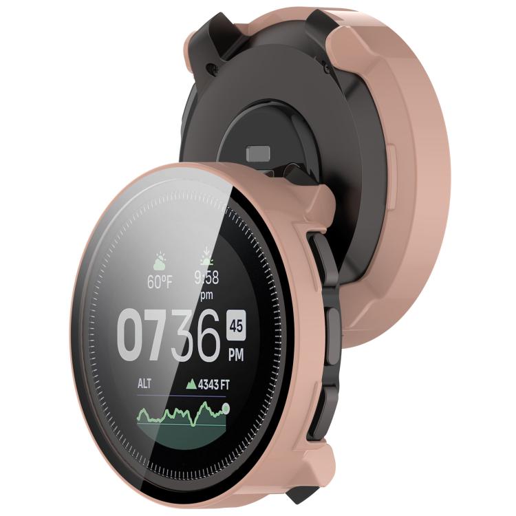 For Suunto Vertical Tempered Film Integrated PC Watch Protective Case(Cherry Pink) - Watch Case by buy2fix | Online Shopping UK | buy2fix