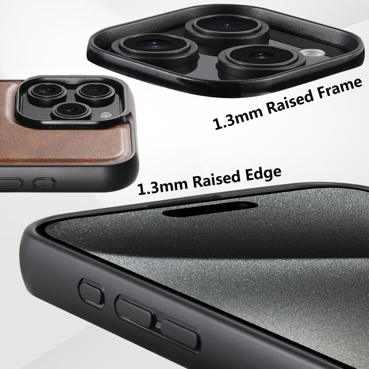 For iPhone 16 Plus Suteni G3 Oil Wax 360 Rotation Holder MagSafe Back Phone Case(Brown) - iPhone 16 Plus Cases by Suteni | Online Shopping UK | buy2fix