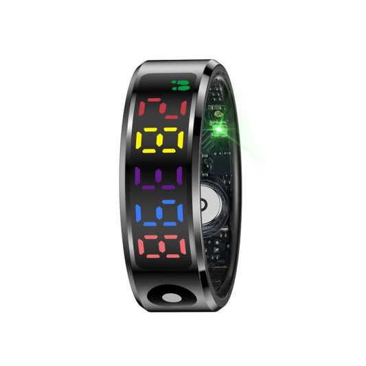 R12 SIZE 11 Smart Ring, Support Heart Rate / Blood Oxygen / Sleep / Multiple Sports Modes(Black) - Smart Rings / Smart Telephones by buy2fix | Online Shopping UK | buy2fix