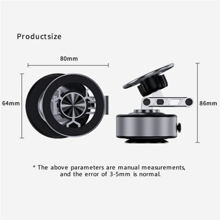 X91 360 Degree Rotation Navigation Stand Car Dashboard Magnetic Phone Mount Holder(Tarnish) - Universal Car Holders by buy2fix | Online Shopping UK | buy2fix