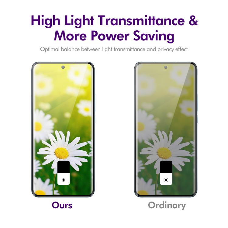 For OPPO Find X6 Pro ENKAY Hat-Prince Easy Install Heat Bending Privacy Screen Tempered Glass Film - OPPO Tempered Glass by ENKAY | Online Shopping UK | buy2fix