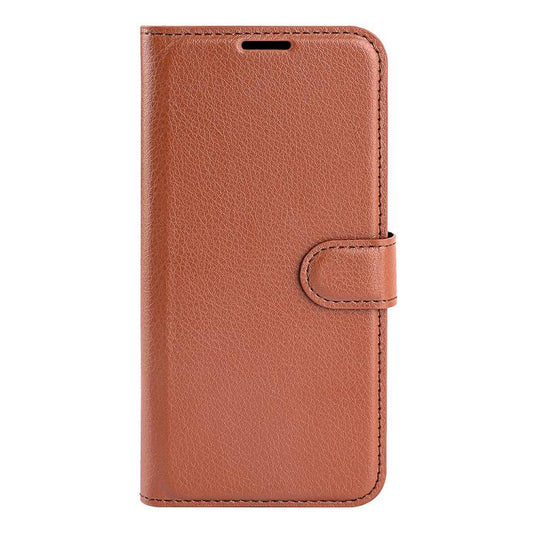 For Google Pixel 10 Pro XL Litchi Texture Horizontal Flip Leather Phone Case with Holder(Brown) - Google Cases by buy2fix | Online Shopping UK | buy2fix