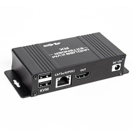D5-1 / D6-1 80m Cat6 / 5e Network Cable Extender Computer Control HDMI KVM Extender, Plug:EU Plug - Adapter by buy2fix | Online Shopping UK | buy2fix