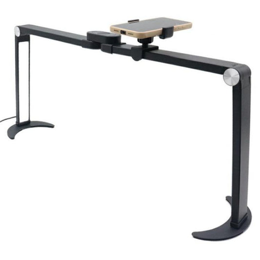 M21X 35W Beauty Tattoo Eyebrow Eyelash Nail Art Lighting Lamp with Phone Stand, Plug:US Plug(Black) - Selfie Light by buy2fix | Online Shopping UK | buy2fix