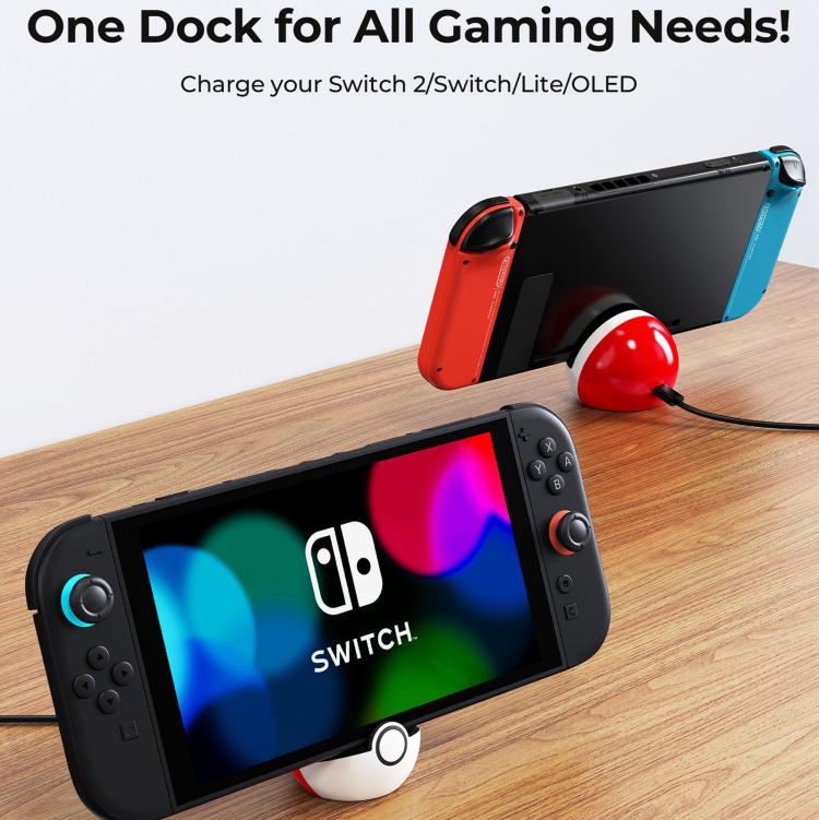 For Nintendo Switch 2 Dock/Switch/Switch OLED/Switch Lite Game Console Type-C Port Charging Dock - Charger & Power by buy2fix | Online Shopping UK | buy2fix