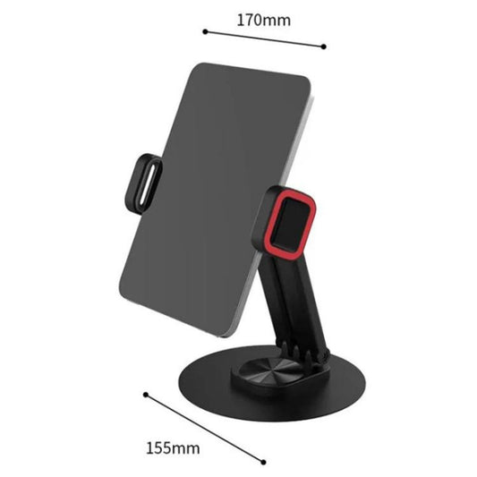 JMARY MK63 Foldable 360 Degree Rotating Base Desktop Phone Tablet Holder - Stand by Jmary | Online Shopping UK | buy2fix