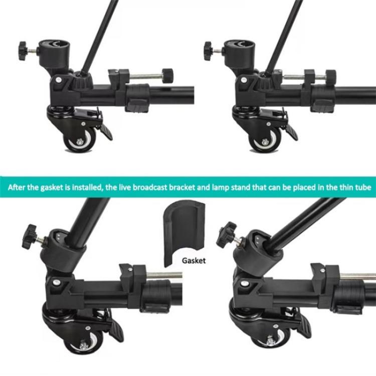 YUNTENG 900L DV Camera Photography Tripod Base Stand Universal Folding 3 Wheels Pulley - Other Accessories by YUNTENG | Online Shopping UK | buy2fix