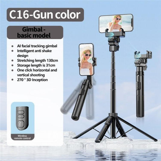 C16 Smart Bluetooth Remote Control Shooting Stand AI Auto-Tracking Selfie Stick - Selfie Sticks by buy2fix | Online Shopping UK | buy2fix