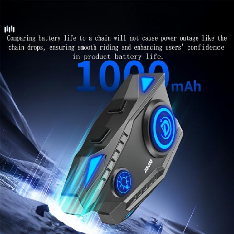 JYD-C68 Motorcycle Riders Helmet Hands-Free Wireless Bluetooth Music Headset - Motorcycle Walkie Talkie by buy2fix | Online Shopping UK | buy2fix