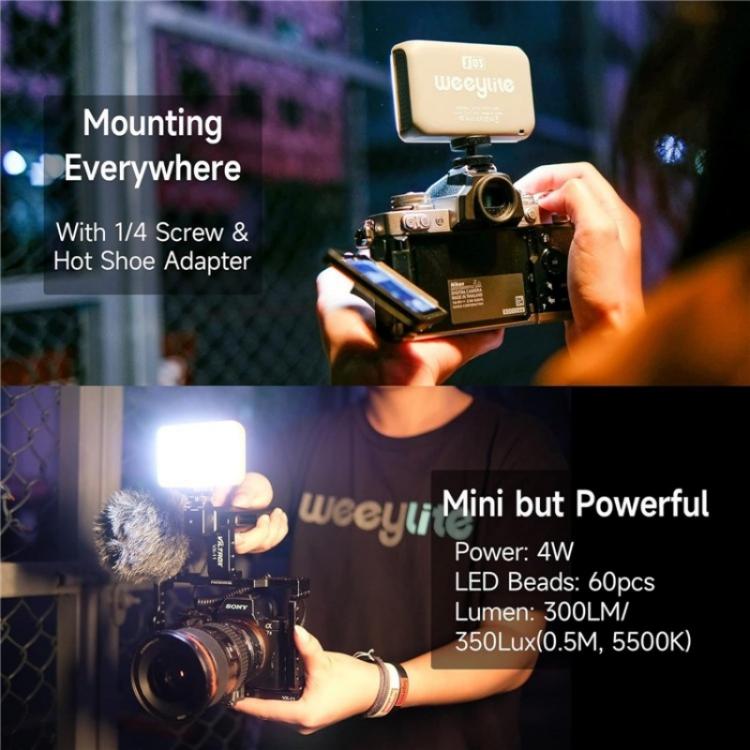 Weeylite S03 Portable RGB Light Video Live Streaming Photography Full Color Fill Light(Blue) - Selfie Light by buy2fix | Online Shopping UK | buy2fix