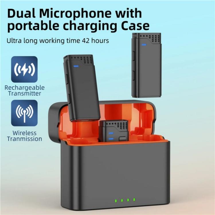 JMARY MW16 3.5mm, Type-C, 8 Pin 3 in 1 2.4G Lavalier Wireless Microphone - Microphone by Jmary | Online Shopping UK | buy2fix