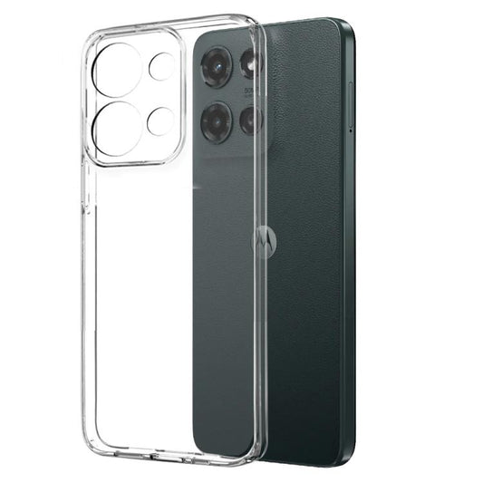 For Motorola Moto G Play 2025 5G NORTHJO 2 in 1 TPU Phone Case Screen Protector Tempered Glass Film(Clear) - Motorola Cases by NORTHJO | Online Shopping UK | buy2fix