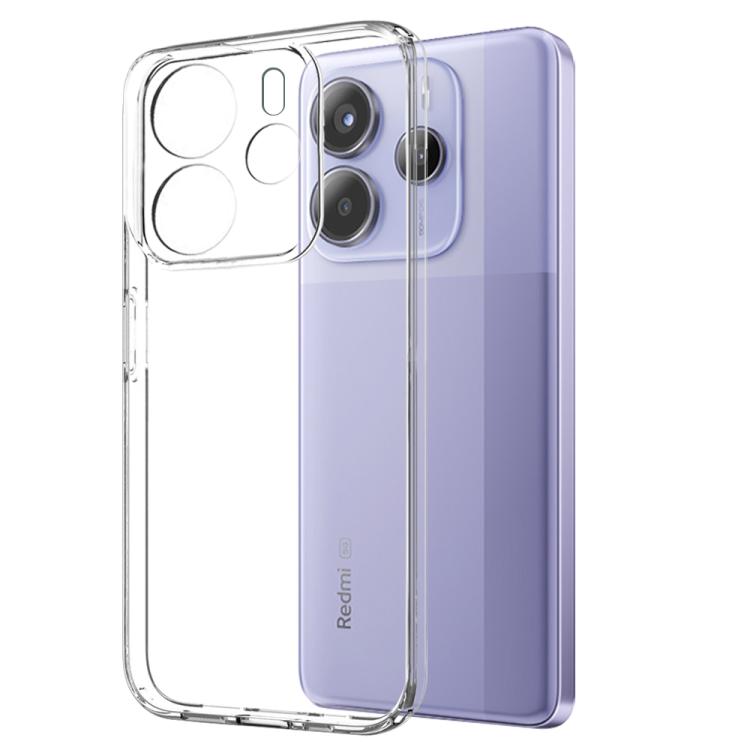 For Xiaomi Redmi Note 14 5G NORTHJO 2 in 1 TPU Phone Case Screen Protector Tempered Glass Film(Clear) - Note 14 Cases by NORTHJO | Online Shopping UK | buy2fix