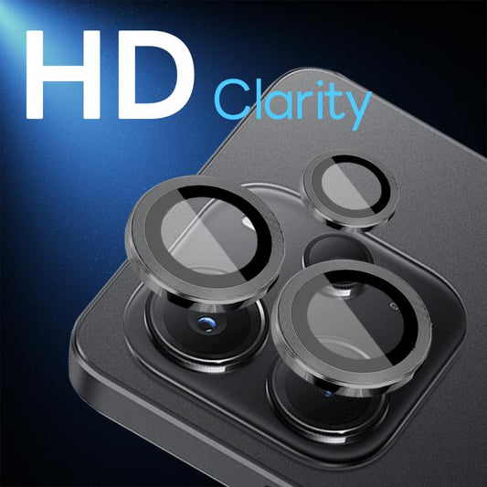 For Xiaomi Redmi Note 14 4G 163.25mm NORTHJO Camera Lens Protector CD Metal Ring Tempered Glass Film(Black) - Note 14 Tempered Glass by NORTHJO | Online Shopping UK | buy2fix