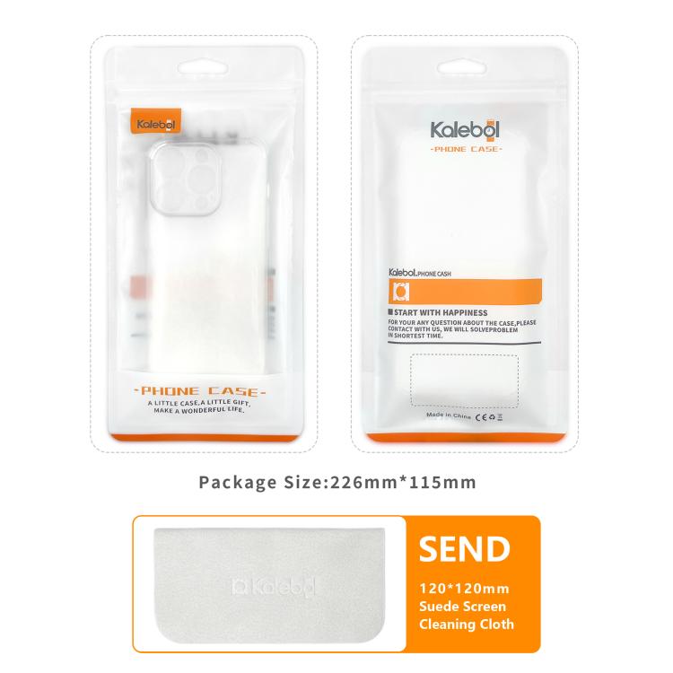 For iPhone 14 Kalebol 1.5mm Four-Corner Airbags Shockproof Transparency TPU Phone Case - iPhone 14 Cases by Kalebol | Online Shopping UK | buy2fix