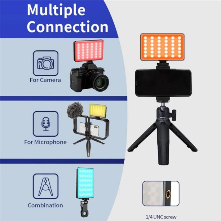 JMARY FM-150RGB For Smartphone Laptop Camera Portable LED RGB Photography Video Light - by Jmary | Online Shopping UK | buy2fix