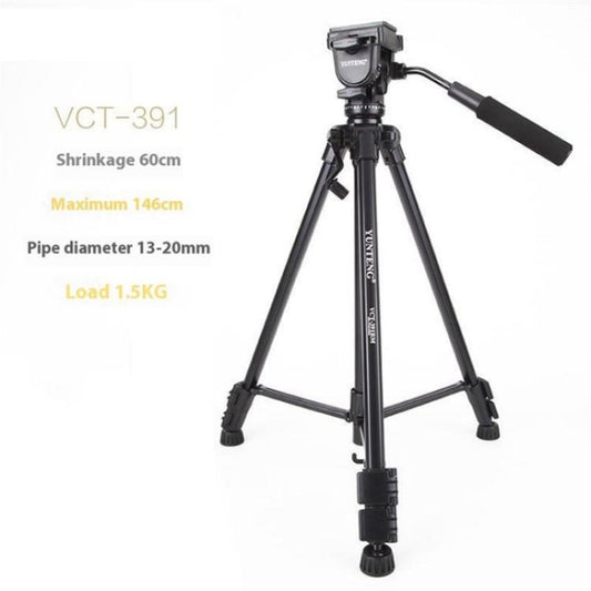 YUNTENG VCT-391RM Portable Live Streaming Stand for Sony JVC Canon Camera Tripod - Tripods by YUNTENG | Online Shopping UK | buy2fix