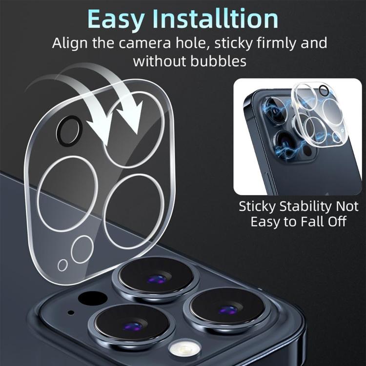 For iPhone 16 Pro Max Kalebol Transparent One Piece Lens Protection Film - iPhone 16 Pro Max Tempered Glass by Kalebol | Online Shopping UK | buy2fix