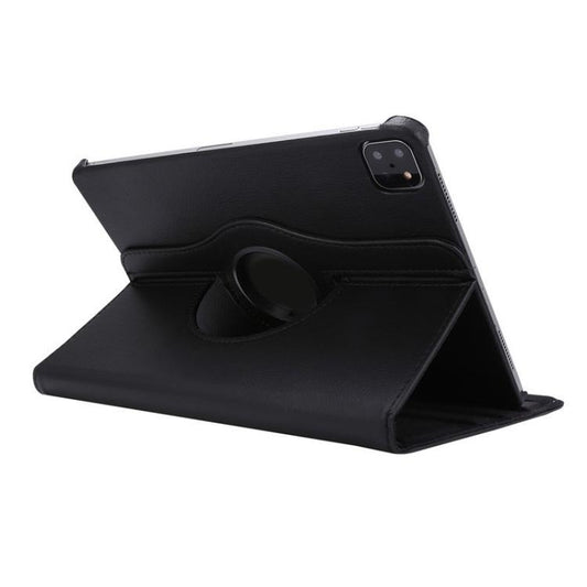 For iPad Pro 13 2025 / 2024 ENKAY 360 Degree Rotation Litchi Leather Smart Tablet Case(Black) - iPad Pro 13 2025 / 2024 Cases by ENKAY | Online Shopping UK | buy2fix