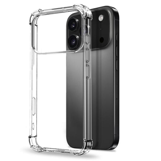 For iPhone 17 Pro Max NORTHJO 2 in 1 TPU Airbag Shockproof Phone Case with Screen Film(Clear) - iPhone 17 Pro Max Cases by NORTHJO | Online Shopping UK | buy2fix