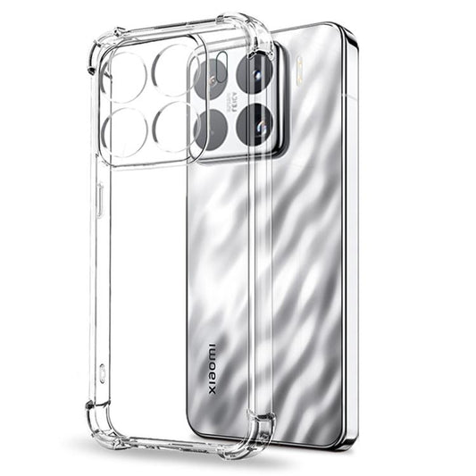 For Xiaomi 15 Pro 5G NORTHJO 2 in 1 TPU Airbag Shockproof Phone Case with Screen Film(Clear) - 15 Pro Cases by NORTHJO | Online Shopping UK | buy2fix