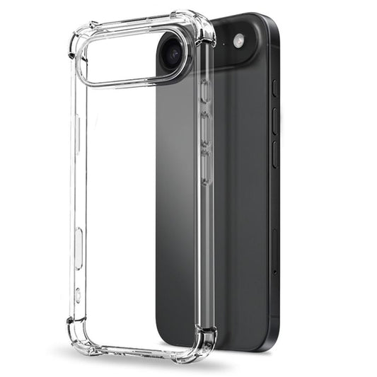 For iPhone 17 Air NORTHJO 3 in 1 TPU Airbag Shockproof Phone Case with Screen Protector Lens Film(Clear) - iPhone 17 Air Cases by NORTHJO | Online Shopping UK | buy2fix