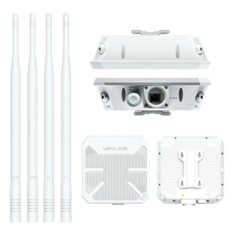 WAVLINK WN588HA2 AP Repeater WiFi Signal Booster AC1200 Dual Band WiFi Extender, Plug:UK Plug - Wireless Routers by WAVLINK | Online Shopping UK | buy2fix