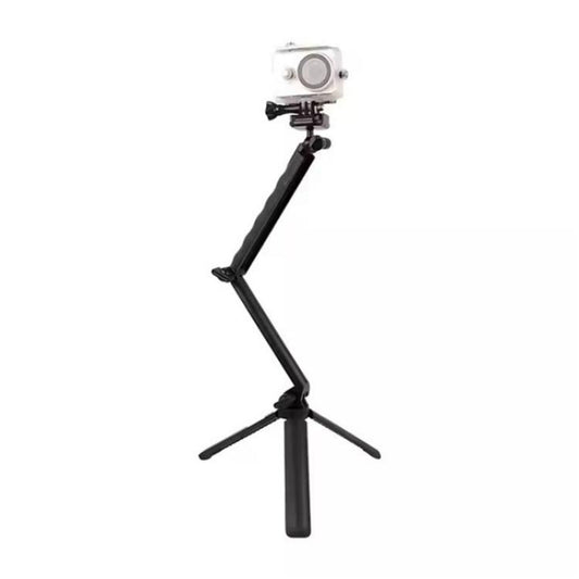 C062 Tri-folding Tripod Sports Camera Mobile Phone Selfie Stand Desktop Fixed Bracket - Tripods by buy2fix | Online Shopping UK | buy2fix