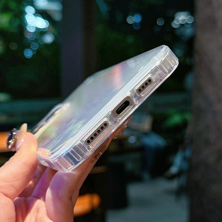 For iPhone Air Glossy Color-Plated Shockproof Phone Case(Colored feathe) - iPhone Air Cases by buy2fix | Online Shopping UK | buy2fix