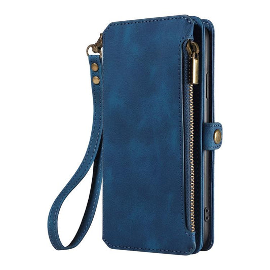 For iPhone 11 Fantasy Multifunctional Zipper Wallet Leather Phone Case(blue) - iPhone 11 Cases by buy2fix | Online Shopping UK | buy2fix