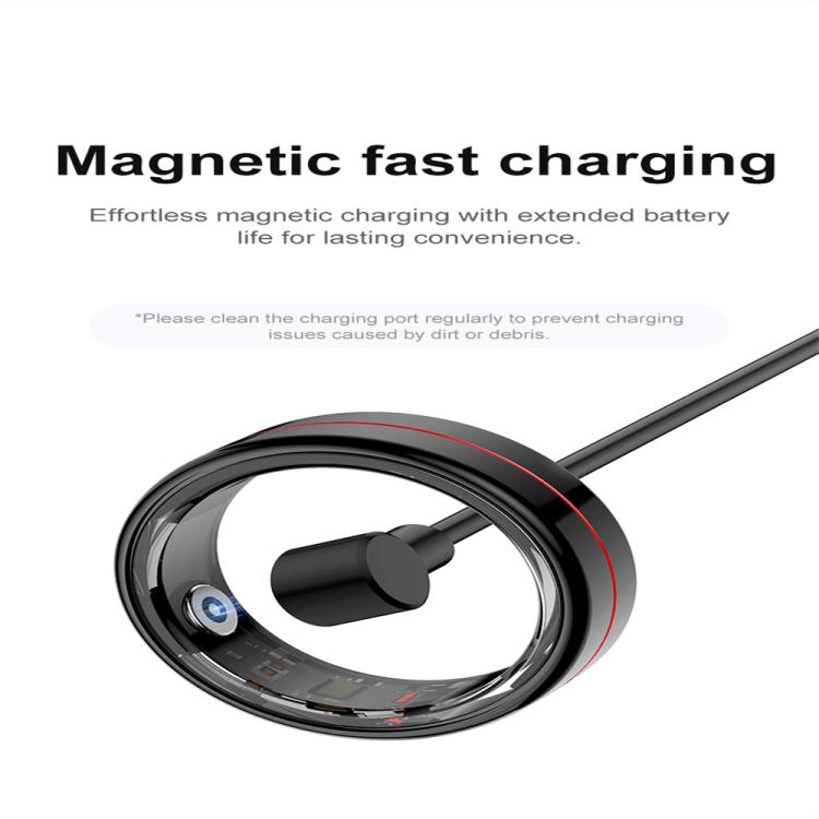 R04 SIZE 12 Smart Ring, Support Heart Rate / Blood Oxygen / Sleep Monitoring / Take Photos(Silver) - Smart Rings / Smart Telephones by buy2fix | Online Shopping UK | buy2fix